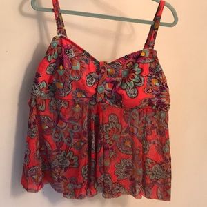 Croft & Barrow Tankini top 26W